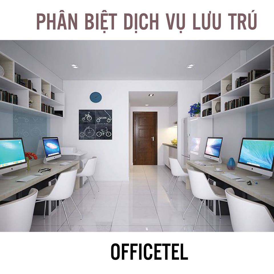 Phân biệt các loại hình kinh doanh dịch vụ lưu trú officetel