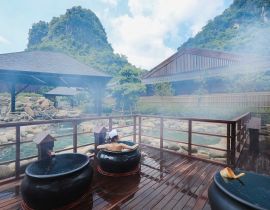 Cận cảnh khu onsen riêng tư kiểu Nhật sang trọng tại Yoko Onsen Quang Hanh