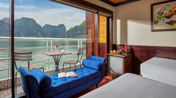 Cabin đầy đủ nội thất với ban công riêng