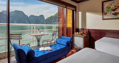 Cabin đầy đủ nội thất với ban công riêng