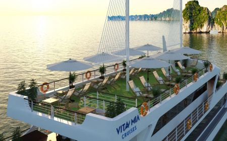 Thăm Vịnh Hạ Long Du Thuyền Vita Mia Cruise Vip