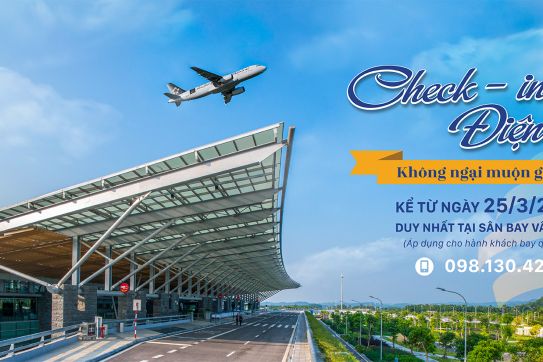 CHECK IN QUA ĐIỆN THOẠI KHÔNG NGẠI TRỄ GIỜ BAY