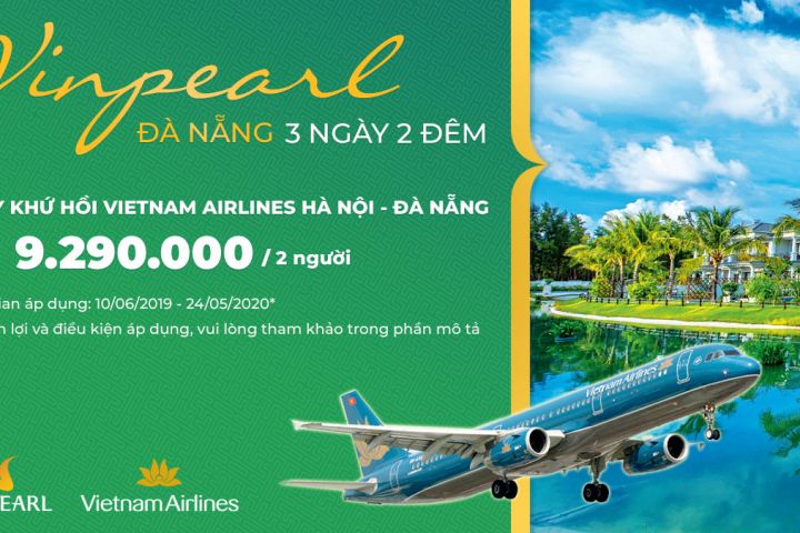 Bay Vietnam Airlines & Nghỉ Tại Vinpearl Đà Nẵng - 3N2Đ