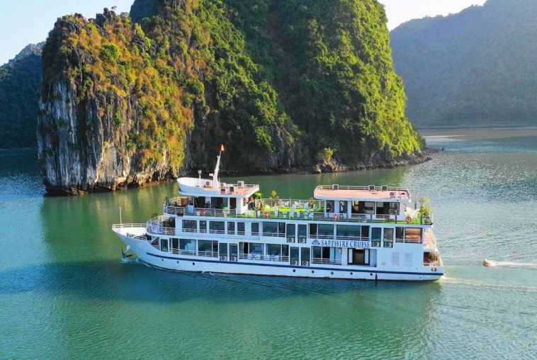 Halong Sapphire Cruise- Tàu Ngủ Đêm 4,5* Hạ Long - 21 Cabins