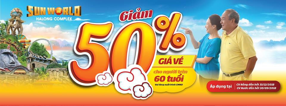 Khuyến mãi 50% Sun World Hạ Long Park