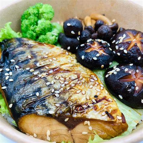 SABA TERIYAKI – Cơm cá saba teriyaki