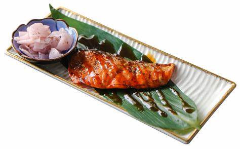 SALMON SHIOYAKI- Cơm cá hồi nướng muối