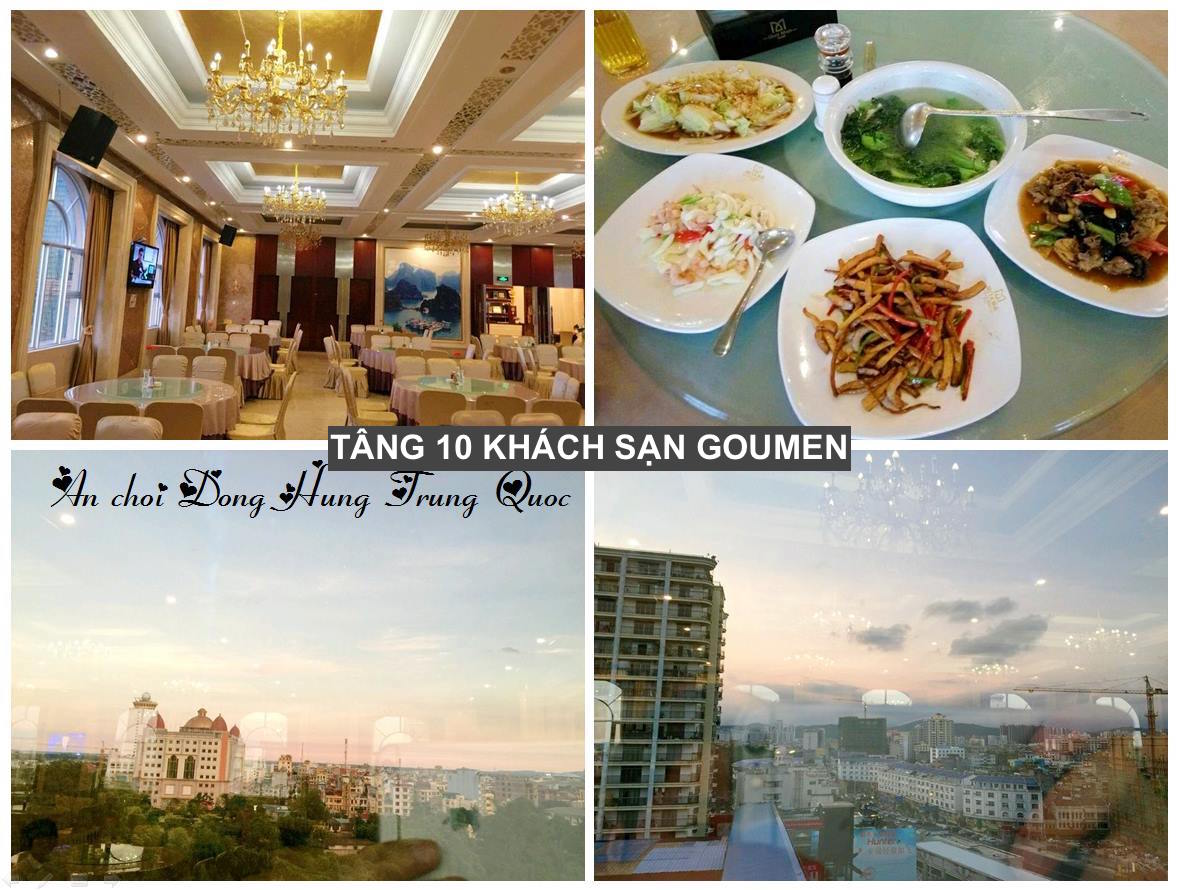 khách sạn Quomeen Đông hưng Trung quốc, tầng 10 đồ ăn ngon