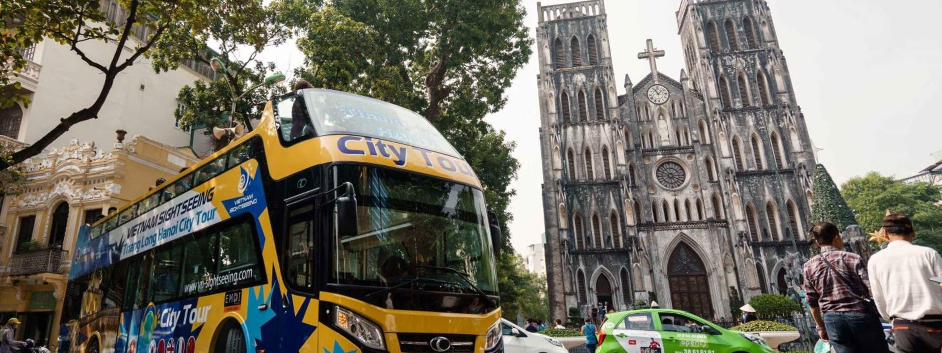 xe buyt 2 tầng hà nội city tours